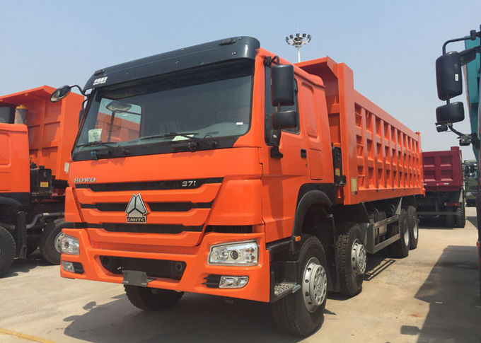 Ruedas LHD 31tons 20-30CBM ZZ3317N3867W del camión volquete SINOTRUK HOWO 371HP 12