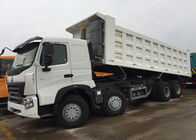 Camión volquete A7 371 HP de Sinotruk Howo 12 toneladas 20 - 30 CBM ZZ3317N3867N1 de las ruedas LHD 60