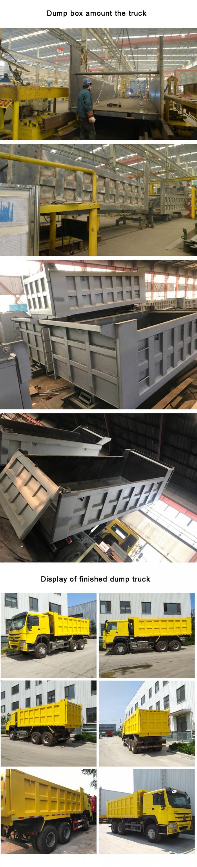 En venta usado de Etiopía del precio de Sinotruk chino y nuevo HOWO 6x4 16 20 rueda Tipper Truck Mining Dump Truck del metro cúbico 10