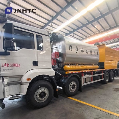 Shacman M3000 chasis del camión de basura con vehículo de sellado de grava síncrono 8x4 375HP 12 ruedas