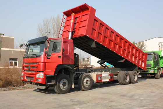 Camión volquete del poder de caballo de Sinotruk Howo7 8×4 371 25M3 Sinotruk con el volumen 50-60Tons