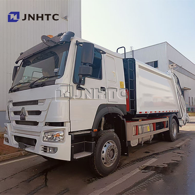 Sinotruk Howo 4X2 300 CV Euro II Dirección derecha Recolector de basura Camión comprimido Camión de recogida de residuos