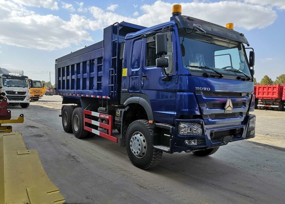 Camión volquete resistente del volquete del poder de caballo del azul 371
