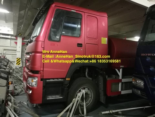 Camión del tanque de alta presión de agua de Sinotruk Howo7 impulsión 6X4 de la mano izquierda de 4000 galones