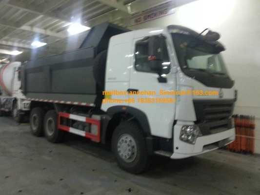 El tipo carga Capaicty Lhd 10 de A7 Sinotruk 6x4 U del camión de volquete de la arena de 20m3 40-50t cansa
