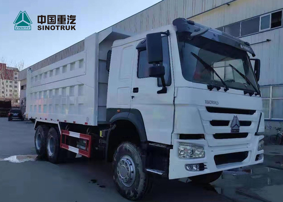 SINOTRUK 375hp 20CBM HOWO utilizó la mano 5600*2300*1500m m del camión volquete segundo