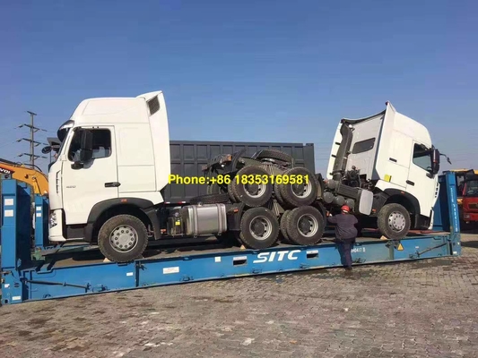 10 camión del tractor de las ruedas Euro2 420hp Howo 6x4