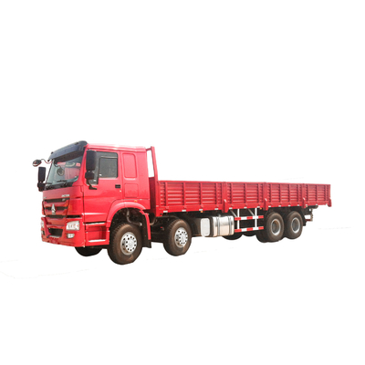 SINOTRUK HOWO 12 rueda el camión resistente Lorry Van Load del camión plano del cargo 8X4