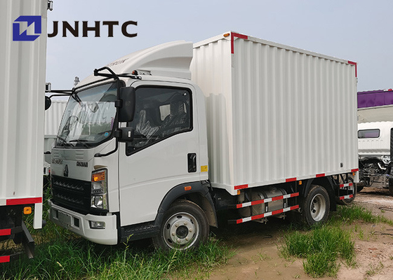 Cargo Van Truck Sinotruk Howo de la luz del combustible diesel 4x2 5ton