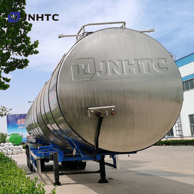 Semirremolque 45000L 50000Liters del tanque de aceite del agua de la gasolina cruda de 3 ejes