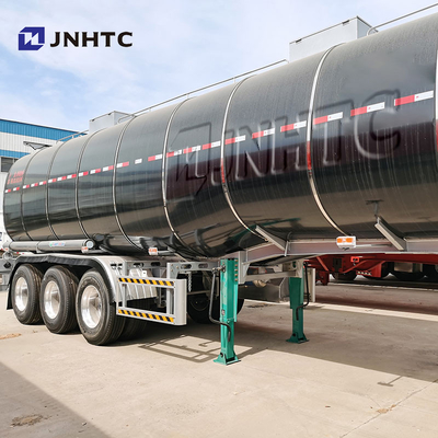 Semirremolque 45000L 50000Liters del tanque de aceite del agua de la gasolina cruda de 3 ejes