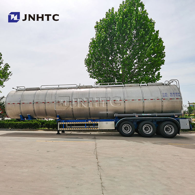 Semirremolque 45000L 50000Liters del tanque de aceite del agua de la gasolina cruda de 3 ejes