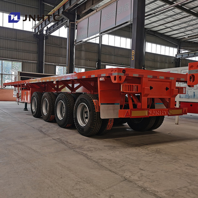 3 ejes 4 ejes 30t 40t Flatbed Flat Bed Container semi remolque para África