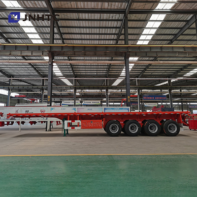 3 ejes 4 ejes 30t 40t Flatbed Flat Bed Container semi remolque para África