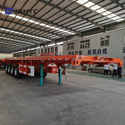 3 ejes 4 ejes 30t 40t Flatbed Flat Bed Container semi remolque para África
