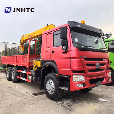 Sinotruk HOWO 6x4 camión grúa de brazo recto 10 ruedas 340hp 10 toneladas