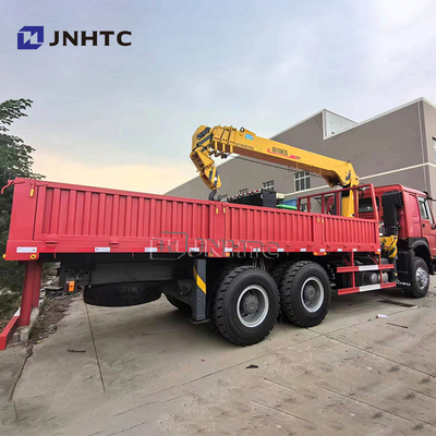 Sinotruk HOWO 6x4 camión grúa de brazo recto 10 ruedas 340hp 10 toneladas