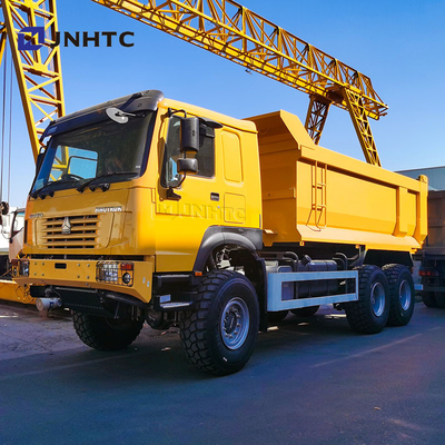 Tipo de combustible diésel Sinotruk Howo camión de tracción en todas las ruedas 6x6 380hp camión de descarga