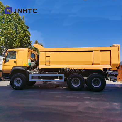 Tipo de combustible diésel Sinotruk Howo camión de tracción en todas las ruedas 6x6 380hp camión de descarga