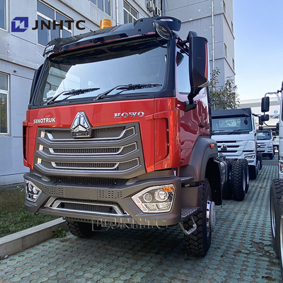 Howo NX Chasis del camión de descarga pesado 6x4 380hp 10 ruedas Chasis del camión de desvío