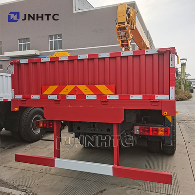 Howo 6x4 camión grúa de brazo recto 10 ruedas 340hp carga con camión grúa