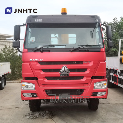 Howo 6x4 camión grúa de brazo recto 10 ruedas 340hp carga con camión grúa