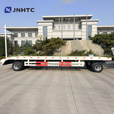 2 Ejes de acero cama baja Full Trailer para 40 &quot;contenedor de alta calidad