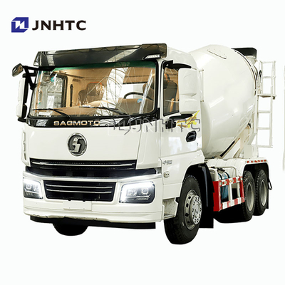 Nuevo Shacman E6 camión mezclador de hormigón color blanco 6x4 10 ruedas 6cbms