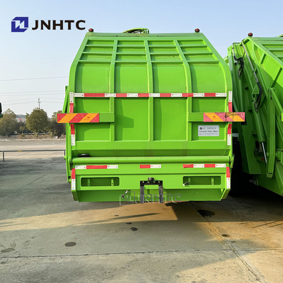 HOWO 6x4 camión de basura compactador Euro 2 eliminación de residuos descargador trasero de basura camión verde diésel modelo nuevo