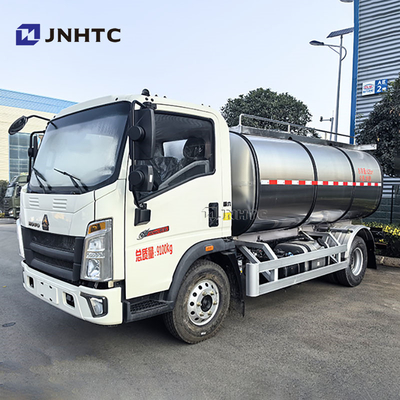 Precio de fábrica 5 Cbms Camión cisterna de agua para el transporte de leche fresca