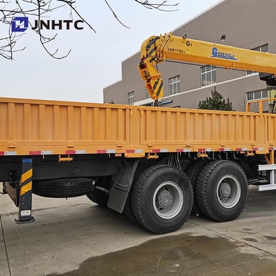 Carga de brazo recto con grúa 6x4 10 ruedas 380hp 10T buen precio