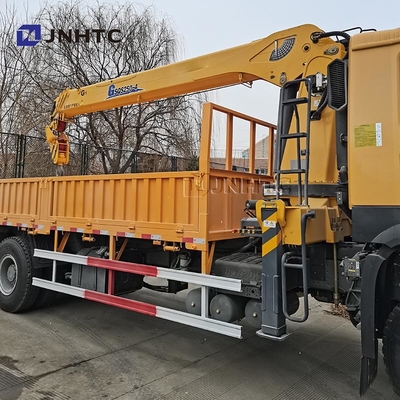 Carga de brazo recto con grúa 6x4 10 ruedas 380hp 10T buen precio