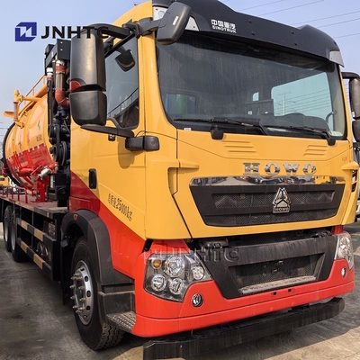 Howo TX Vehículo de succión de aguas residuales Camiones de bombeo de aguas residuales Nuevos 16m3 6X4 10 ruedas 350HP