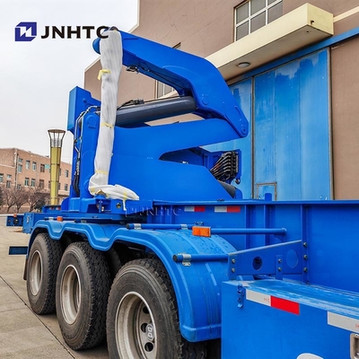 Nuevo camión oficial de China Contenedor elevador lateral semirremolque con grúa de alta calidad