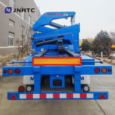 Nuevo camión oficial de China Contenedor elevador lateral semirremolque con grúa de alta calidad