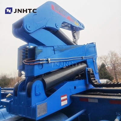 Nuevo camión oficial de China Contenedor elevador lateral semirremolque con grúa de alta calidad