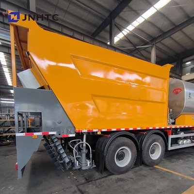 Shacman M3000 chasis del camión de basura con vehículo de sellado de grava síncrono 8x4 375HP 12 ruedas