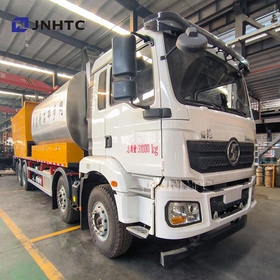 Shacman M3000 chasis del camión de basura con vehículo de sellado de grava síncrono 8x4 375HP 12 ruedas