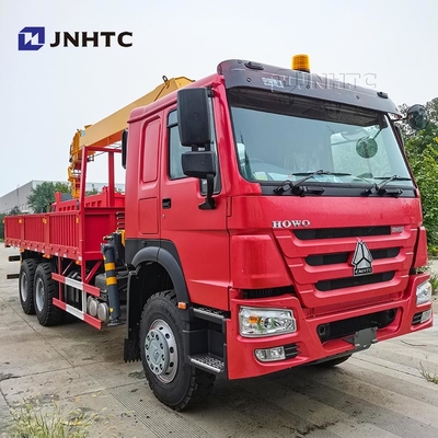HOWO Camión de grúa de brazo de tracción 6X4 10 ruedas 340hp Camión de carga de 10 toneladas con grúa