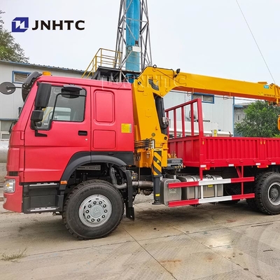 HOWO Camión de grúa de brazo de tracción 6X4 10 ruedas 340hp Camión de carga de 10 toneladas con grúa