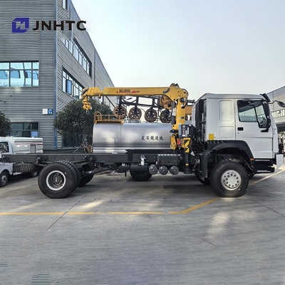 Mejor camión de carga 4x4 6 ruedas con grúa de alta calidad