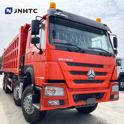 Sinotruk Howo camión de descarga de 400 CV 12 ruedas 20 camiones cúbicos con tirador para trabajos de construcción