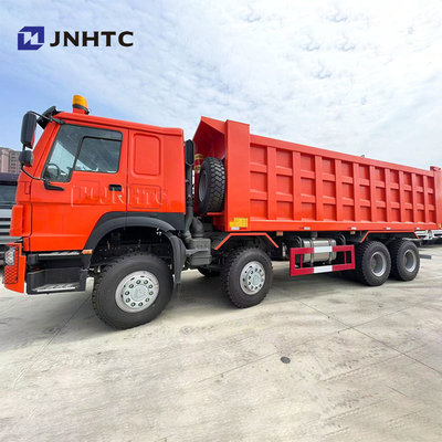 Sinotruk Howo camión de descarga de 400 CV 12 ruedas 20 camiones cúbicos con tirador para trabajos de construcción
