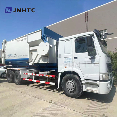 HOWO NX camión de basura compactador 6x4 290HP puede limpieza camión de basura compactador camión
