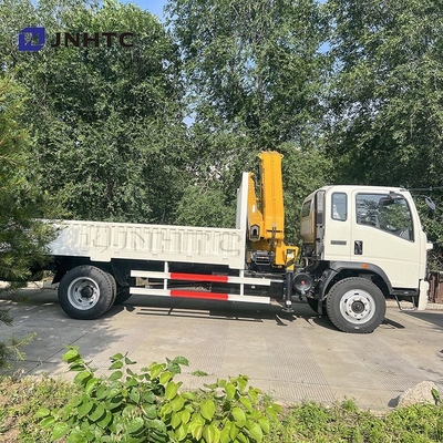 HOWO Carga Carga camión grúa montada camión de 5 toneladas de 290 CV