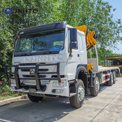 Nuevo camión de grúa Howo 8X4 Carga de 10 toneladas con grúa plegable de 16 ruedas Mejor precio