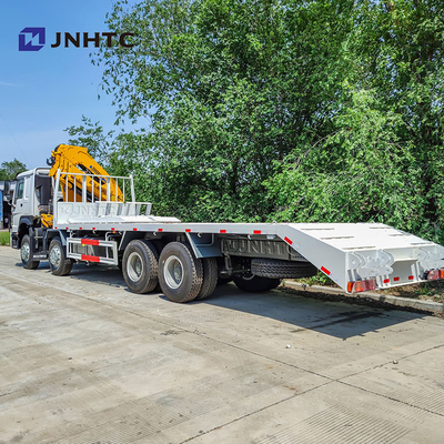 Nuevo camión de grúa Howo 8X4 Carga de 10 toneladas con grúa plegable de 16 ruedas Mejor precio