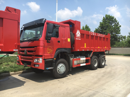 Camión volquete 18 CBM de SINOTRUK HOWO 6x4 con el eje delantero HF9 y el eje trasero HC16
