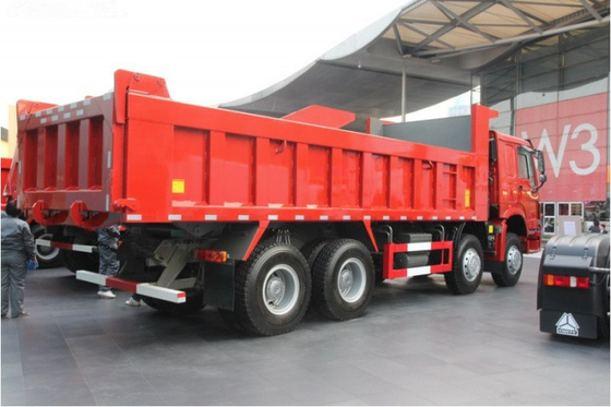 modelo 371hp de Capaicty Sinotruk Howo7 de la carga del camión volquete 50-60T de la rueda de 8x4 25-30M3 12