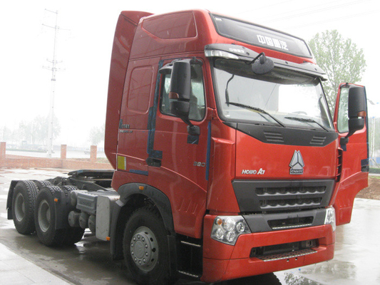 Camión del motor 371HP del EURO II de Howo A7 con 10 delanteros y la transmisión reversa 2
